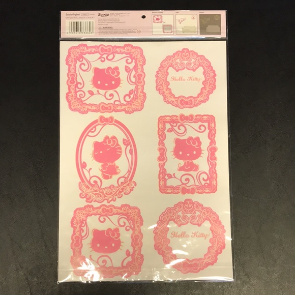 Hello Kitty Sanrio Glow in the Dark Wall Decals - Picture 2 of 10